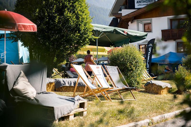 Landhaus Hüttl Sankt Anton am Arlberg Exterior foto