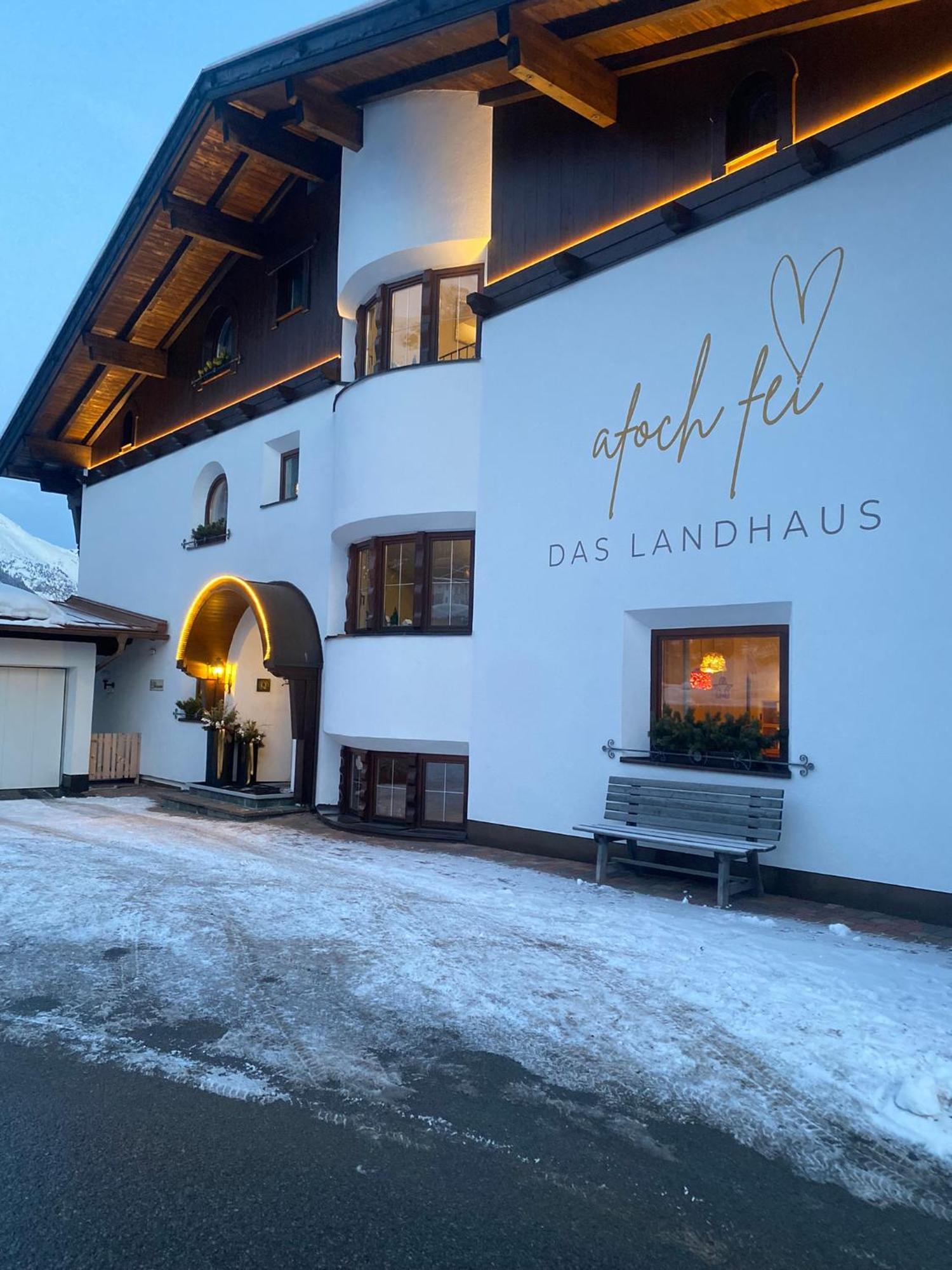 Landhaus Hüttl Sankt Anton am Arlberg Exterior foto